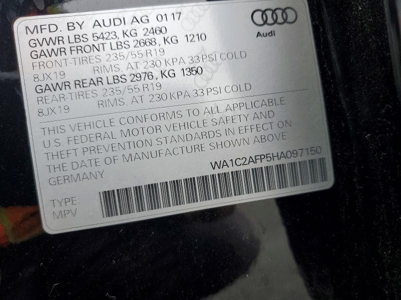 2017 AUDI Q5 PREMIUM 13