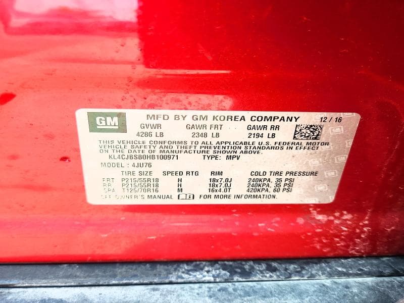 2017 BUICK ENCORE PREFERRED II PREFERRED II 13