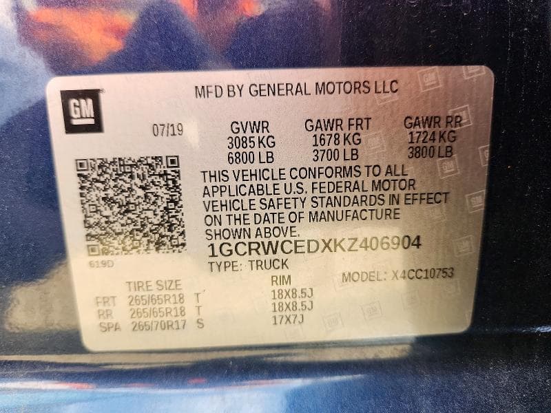 2019 CHEVROLET SILVERADO C1500 LT 12