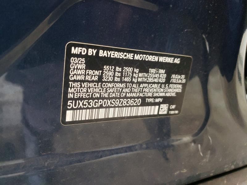 2025 BMW X3 30 XDRIVE 30 XDRIVE 13