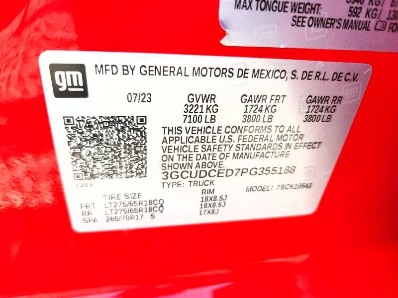 2023 CHEVROLET SILVERADO K1500 TRAIL BOSS CUSTOM 12