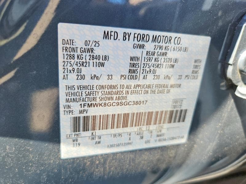2025 FORD EXPLORER ST 14