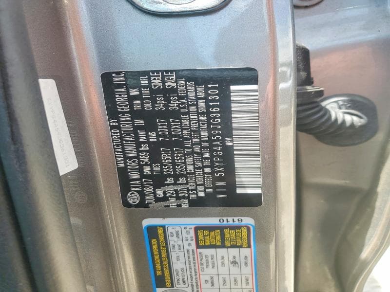 2018 KIA SORENTO LX V6 LX V6 13