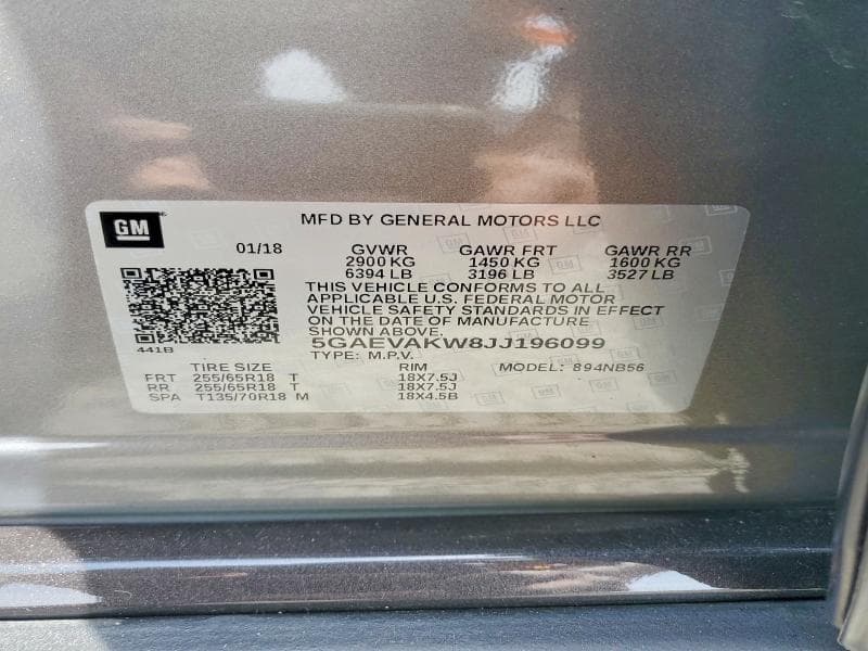2018 BUICK ENCLAVE ESSENCE 15