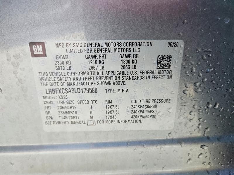 2020 BUICK ENVISION ESSENCE ESSENCE 13