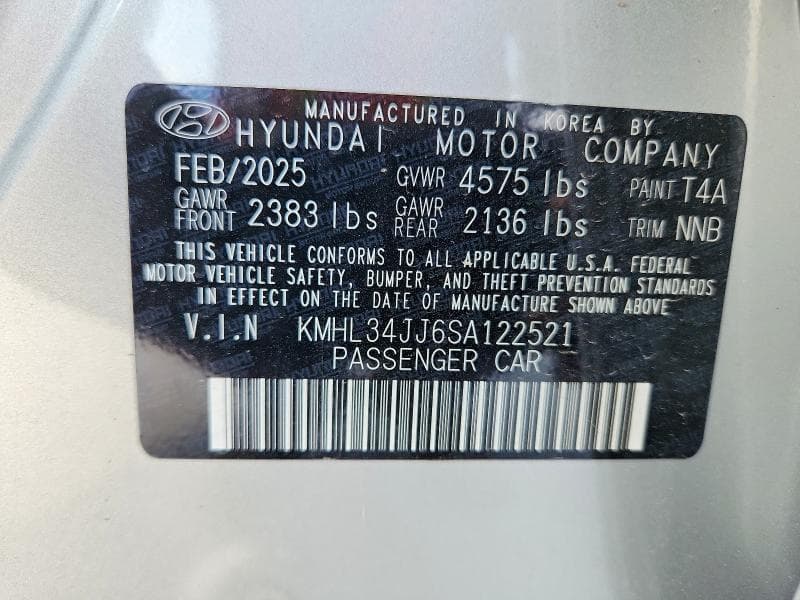 2025 HYUNDAI SONATA HYBRID SEL 12