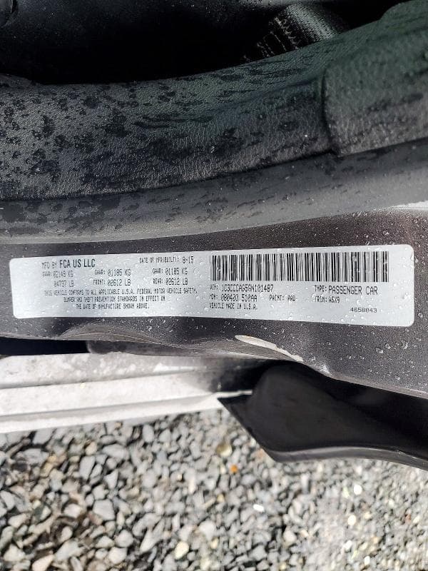 2016 CHRYSLER 200 LIMITED 12