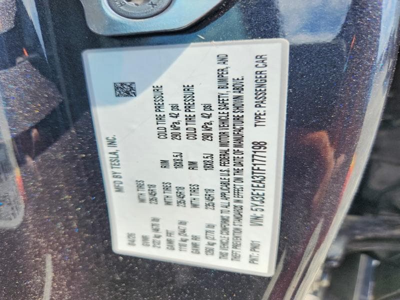 2026 TESLA MODEL 3 12