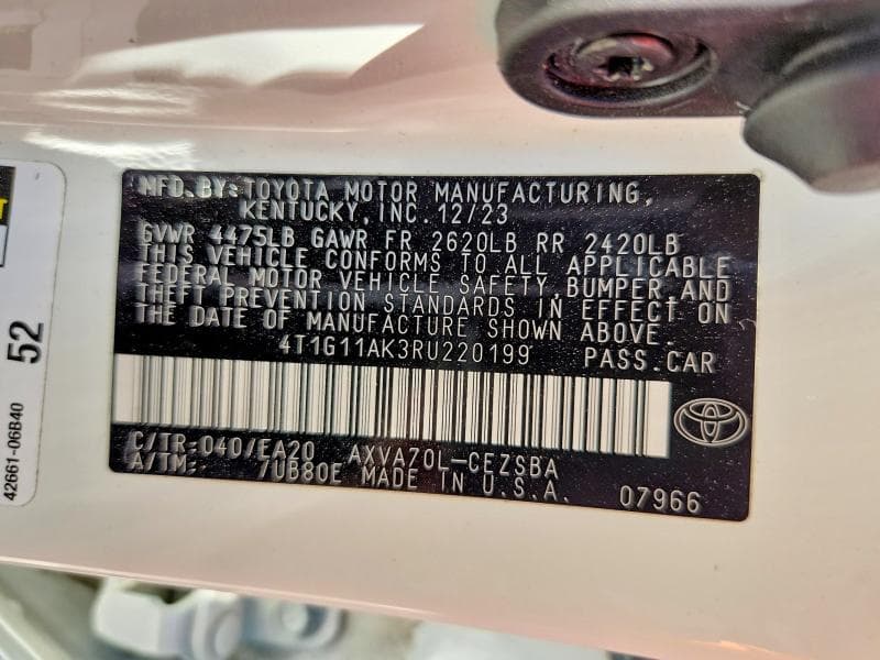 2024 TOYOTA CAMRY SE 13