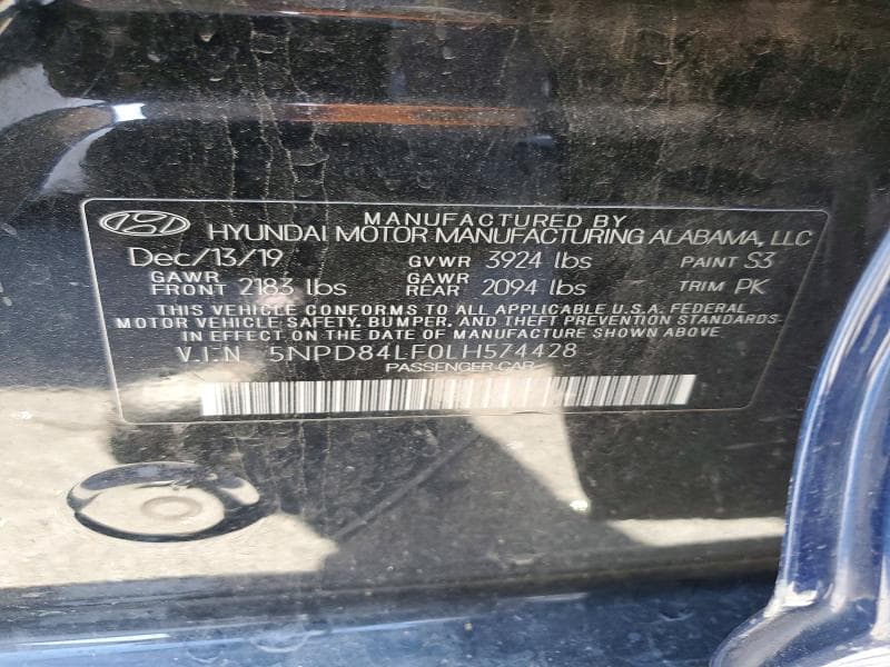 2020 HYUNDAI ELANTRA VALUE EDITION 12