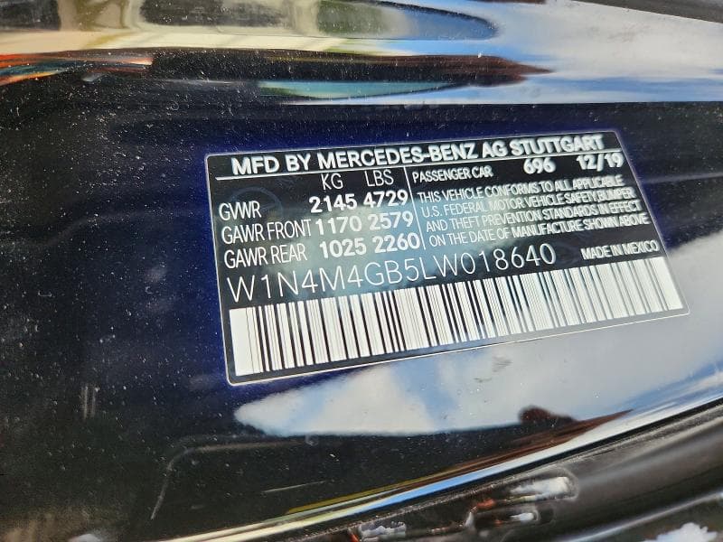 2020 MERCEDES-BENZ GLB 250 250 13