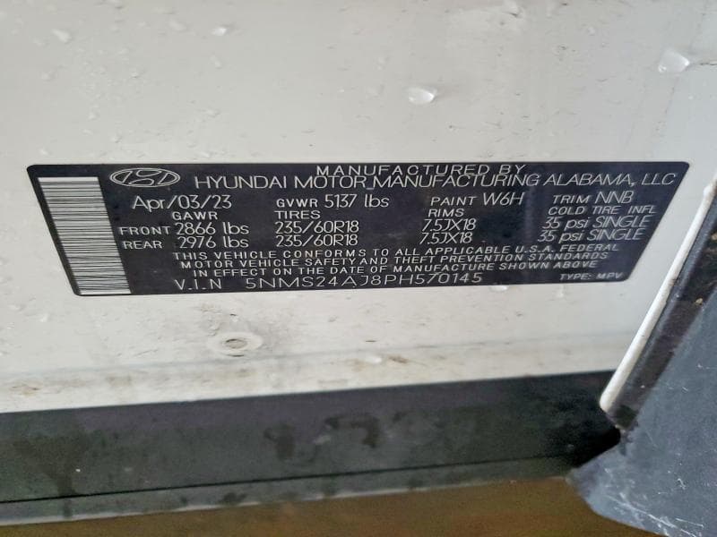 2023 HYUNDAI SANTA FE SEL 13