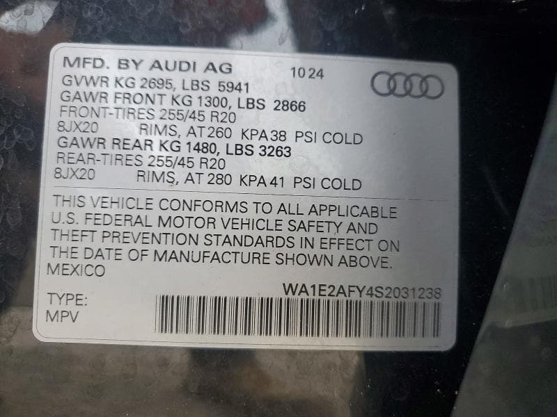 2025 AUDI Q5 E PREMIUM PLUS 55 12