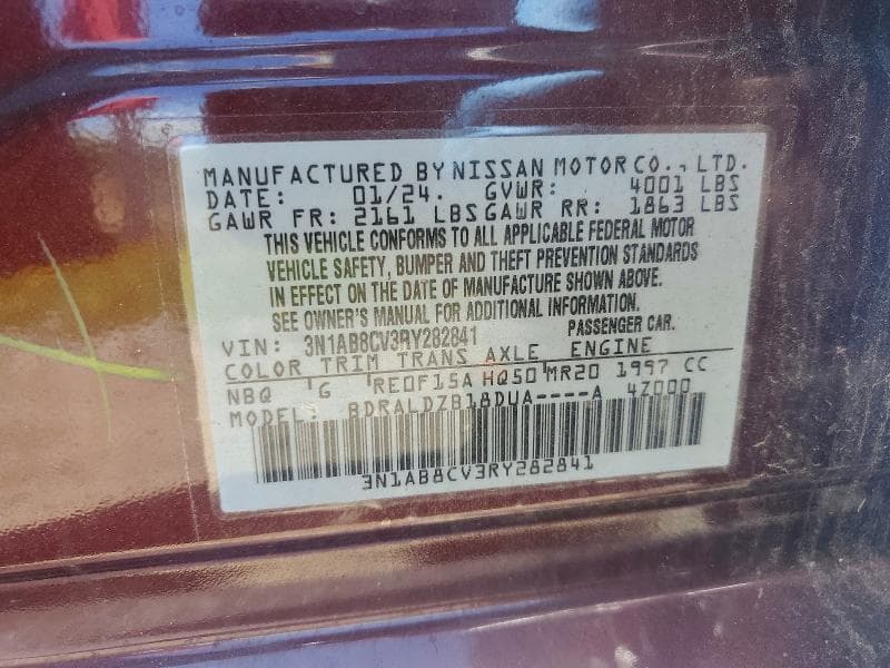 2024 NISSAN SENTRA SV 12