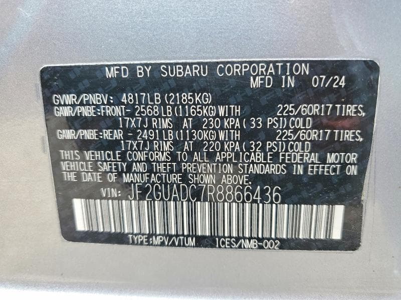 2024 SUBARU CROSSTREK PREMIUM 12