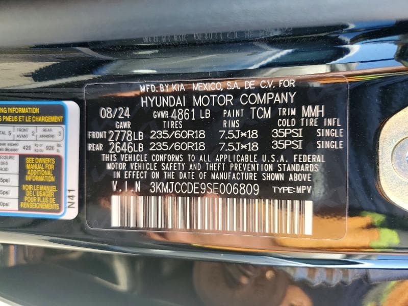 2025 HYUNDAI TUCSON SEL 12