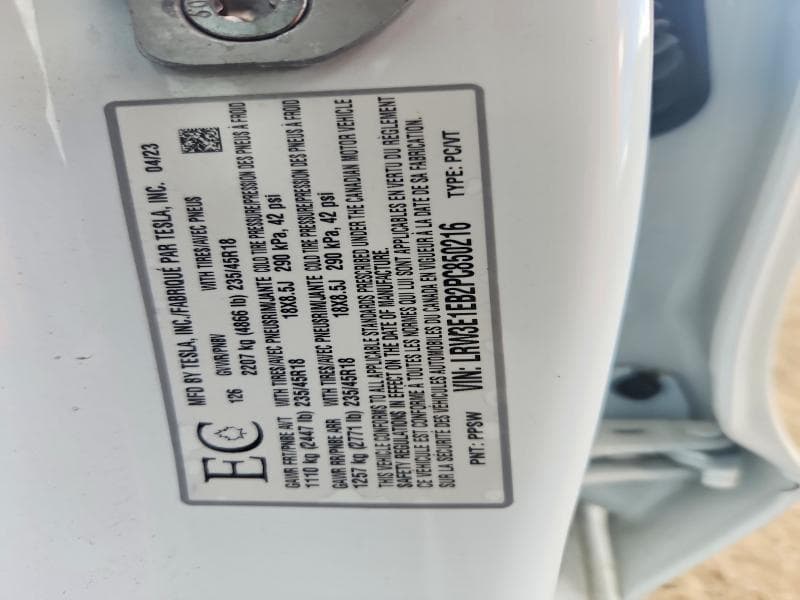 2023 TESLA MODEL 3 12