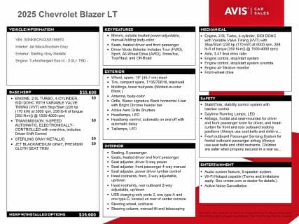 2025 CHEVROLET BLAZER 2LT 12