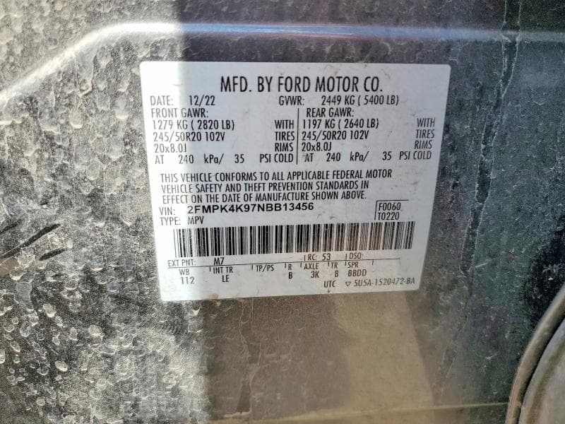 2022 FORD EDGE TITANIUM 13