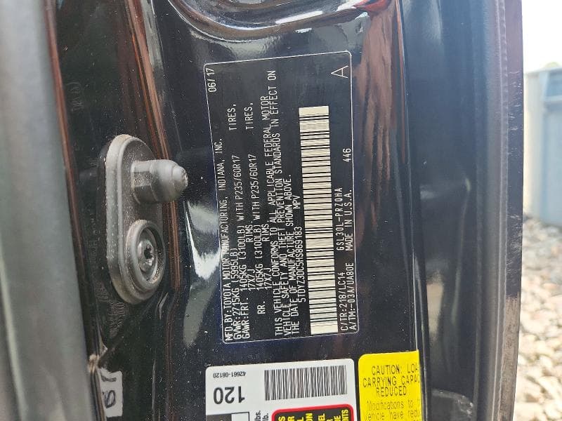 2017 TOYOTA SIENNA XLE 8-PASSENGER XLE 8-PASSENGER 13