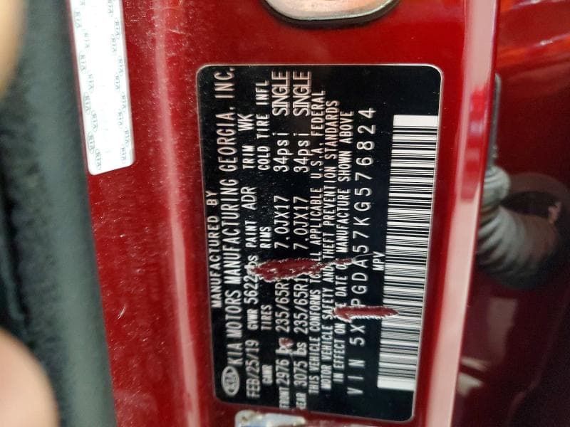 2019 KIA SORENTO LX V6 LX V6 13
