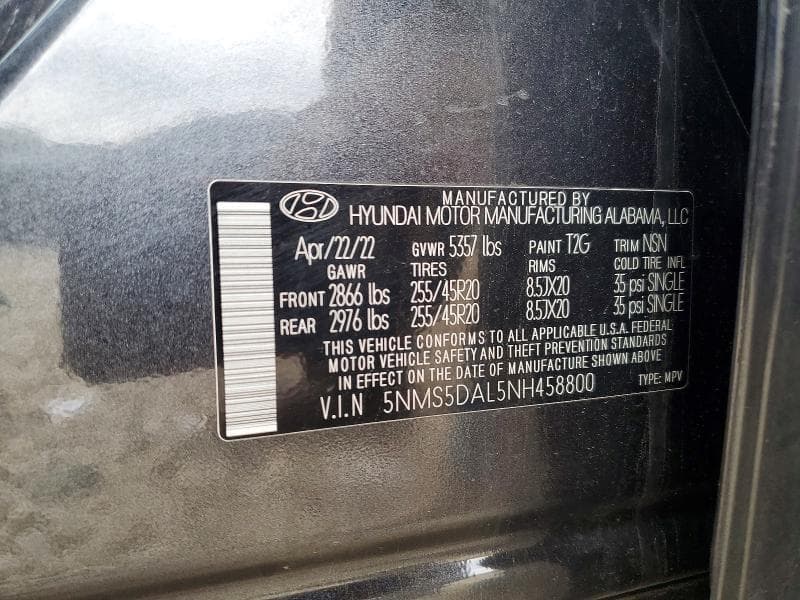 2022 HYUNDAI SANTA FE CALLIGRAPHY 13