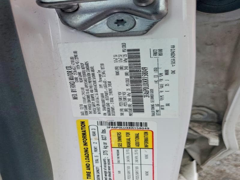 2019 FORD FUSION HYBRID 13
