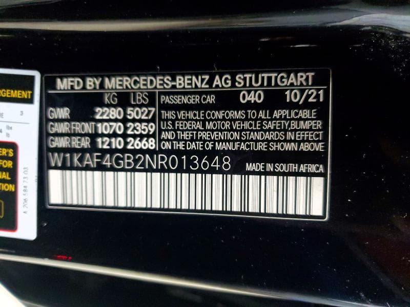 2022 MERCEDES-BENZ C 300 300 13