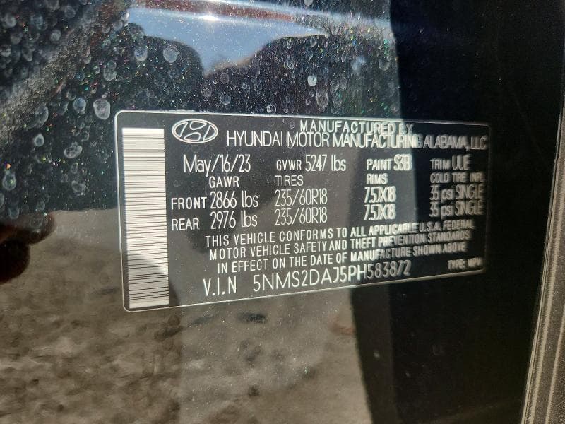 2023 HYUNDAI SANTA FE SEL 14