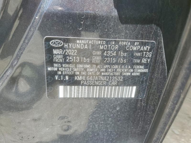 2022 HYUNDAI SONATA SEL 12