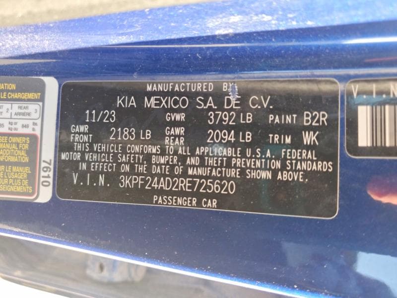2024 KIA FORTE LXS LXS 13