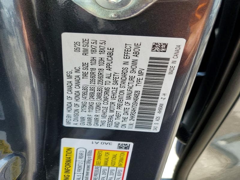 2025 HONDA CR-V EXL 13