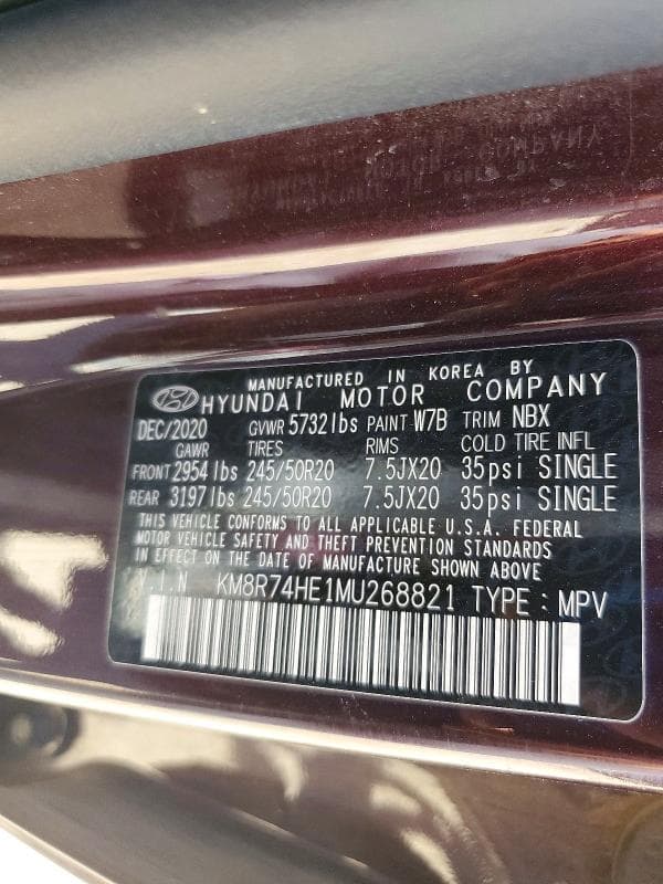 2021 HYUNDAI PALISADE CALLIGRAPHY 13