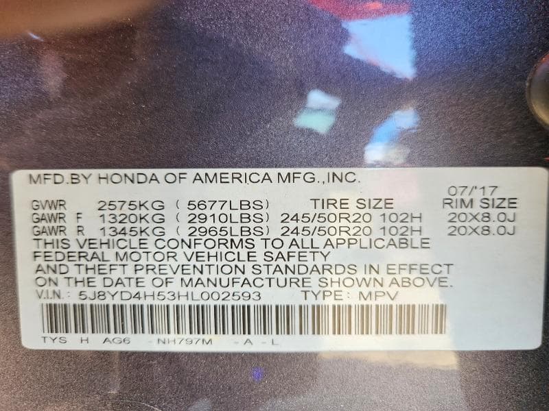2017 ACURA MDX TECHNOLOGY 13