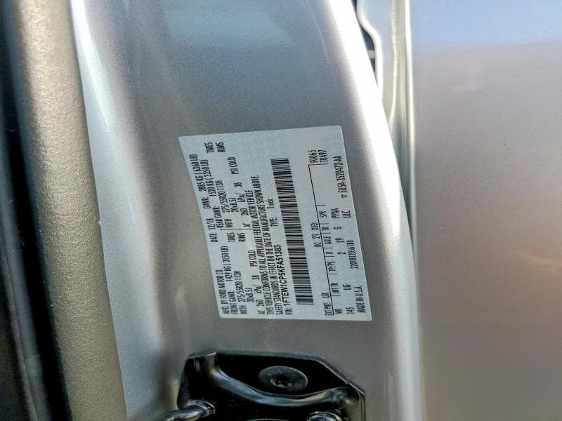 2019 FORD F150 SUPERCREW 13