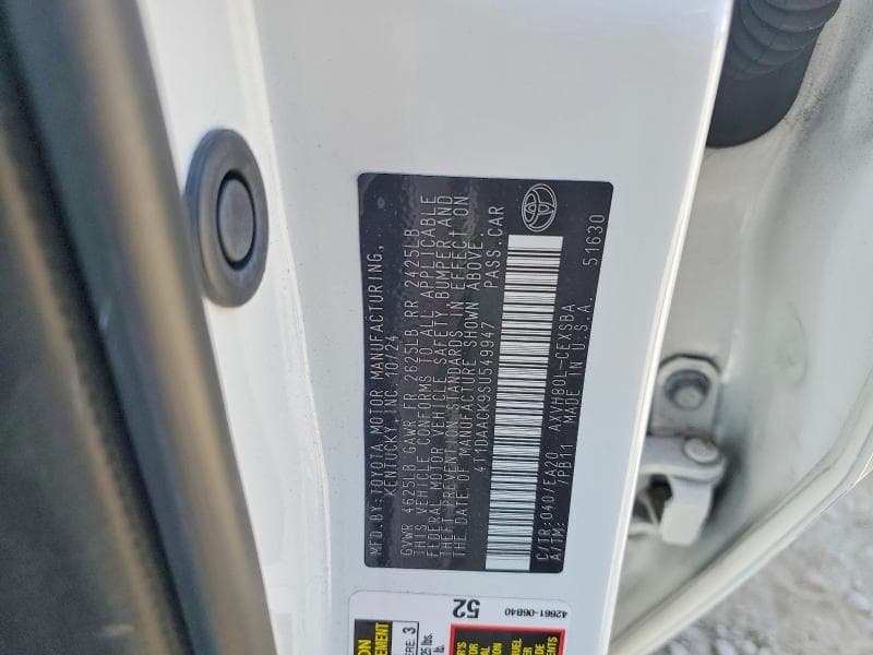 2025 TOYOTA CAMRY SE 12