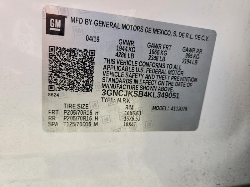 2019 CHEVROLET TRAX LS 13