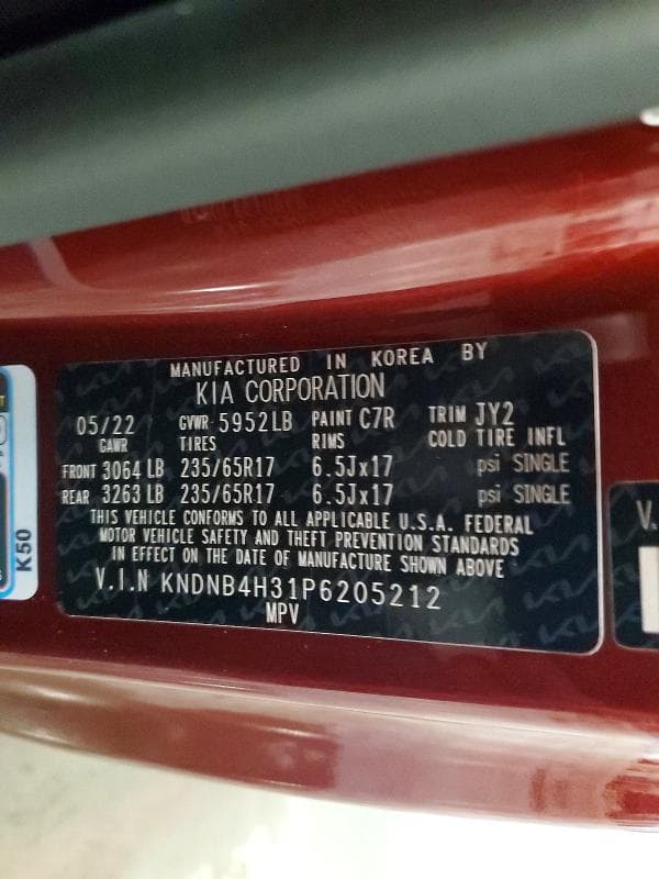 2023 KIA CARNIVAL LX 14