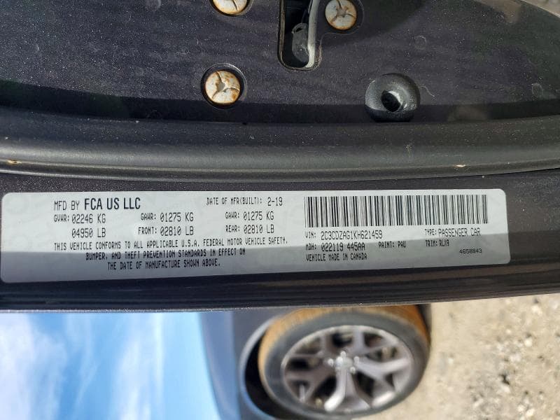 2019 DODGE CHALLENGER SXT 12
