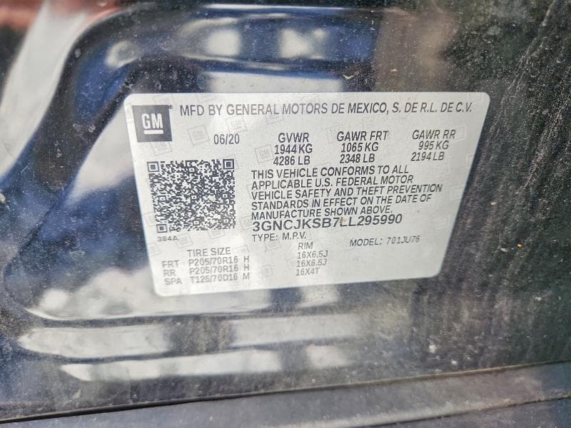 2020 CHEVROLET TRAX LS 12