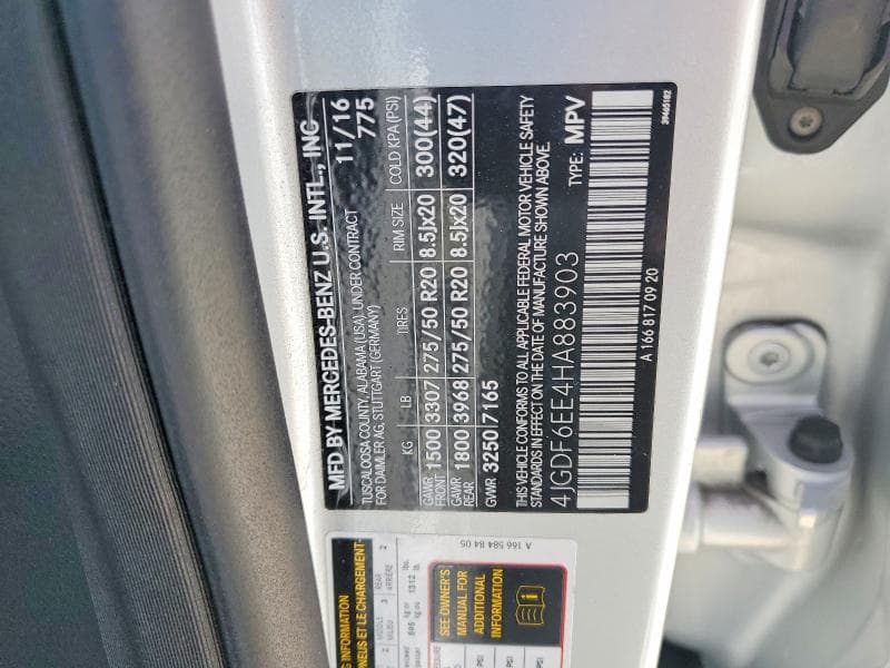2017 MERCEDES-BENZ GLS 450 4MATIC 12