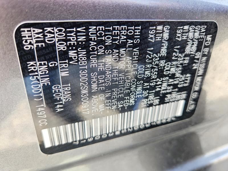2025 NISSAN ROGUE PLATINUM 14