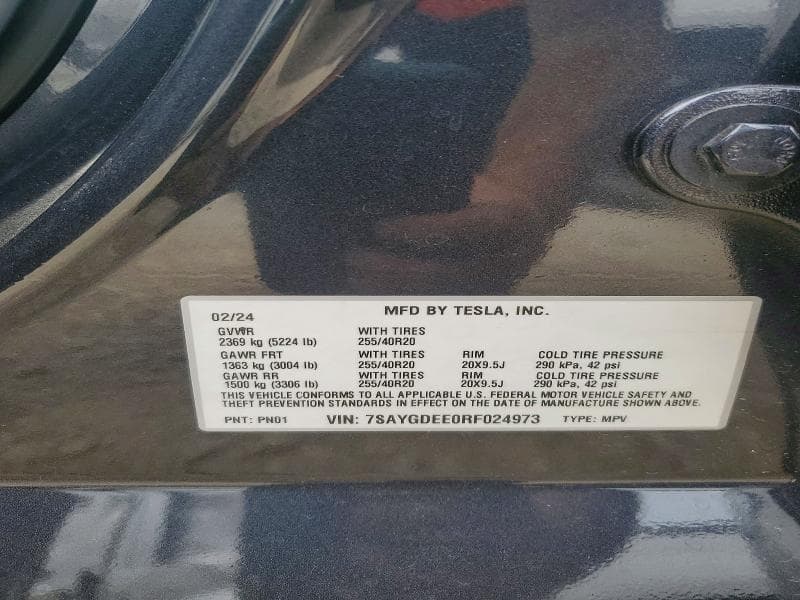 2024 TESLA MODEL Y 12