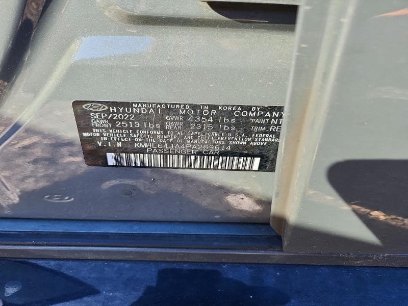 2023 HYUNDAI SONATA SEL 12