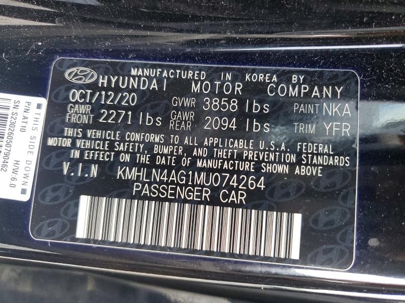 2021 HYUNDAI ELANTRA SEL 12