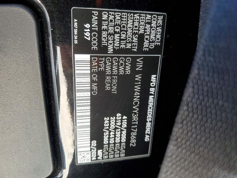 2024 MERCEDES-BENZ SPRINTER 2500 14