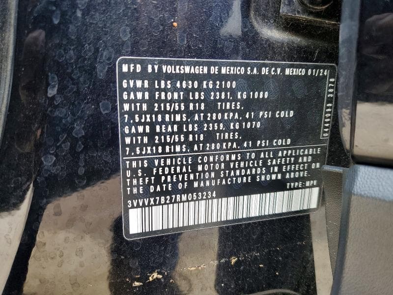 2024 VOLKSWAGEN TAOS SE 13