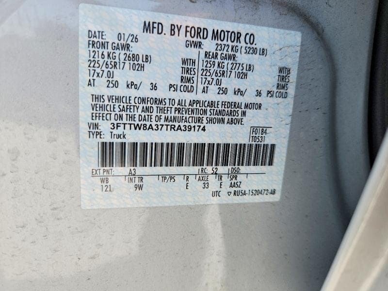 2026 FORD MAVERICK XL 13