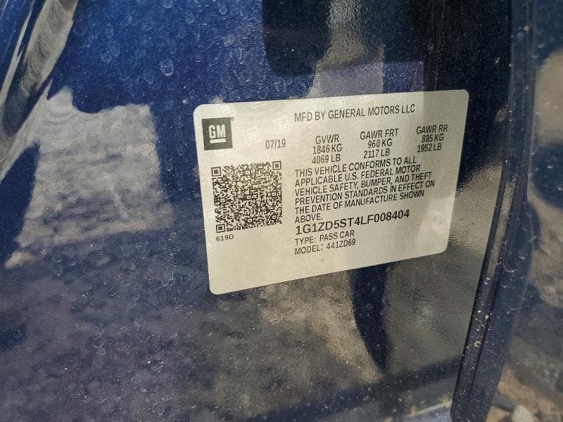 2020 CHEVROLET MALIBU LT 12
