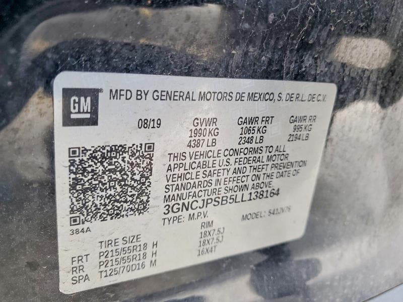 2020 CHEVROLET TRAX 1LT 13